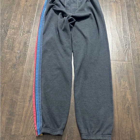 Aviator Nation Sweatpants with Colorful Stripes - Picture 3 of 7